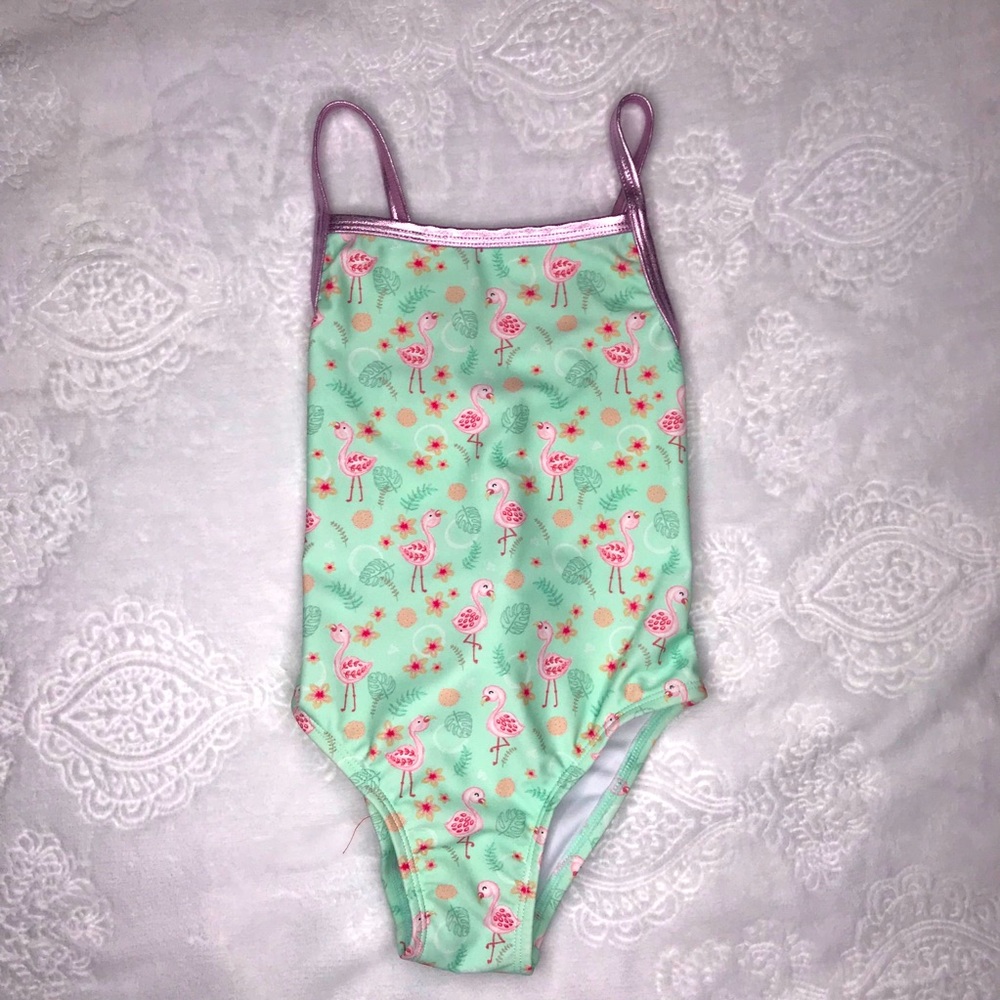 Tommy Bahama Kids Baby Flamingo Fun One-Piece Swim
